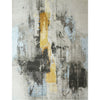 CANVAS ART W/ SILK C9364 CHARCOAL / YELLOW