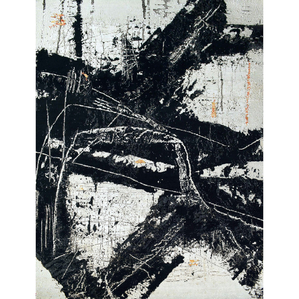 CANVAS ART W/ SILK C9420 BLACK