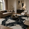 CANVAS ART W/ SILK C9420 BLACK