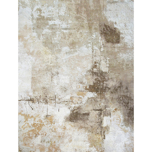 CANVAS ART W/ SILK C9701 BEIGE / BROWN