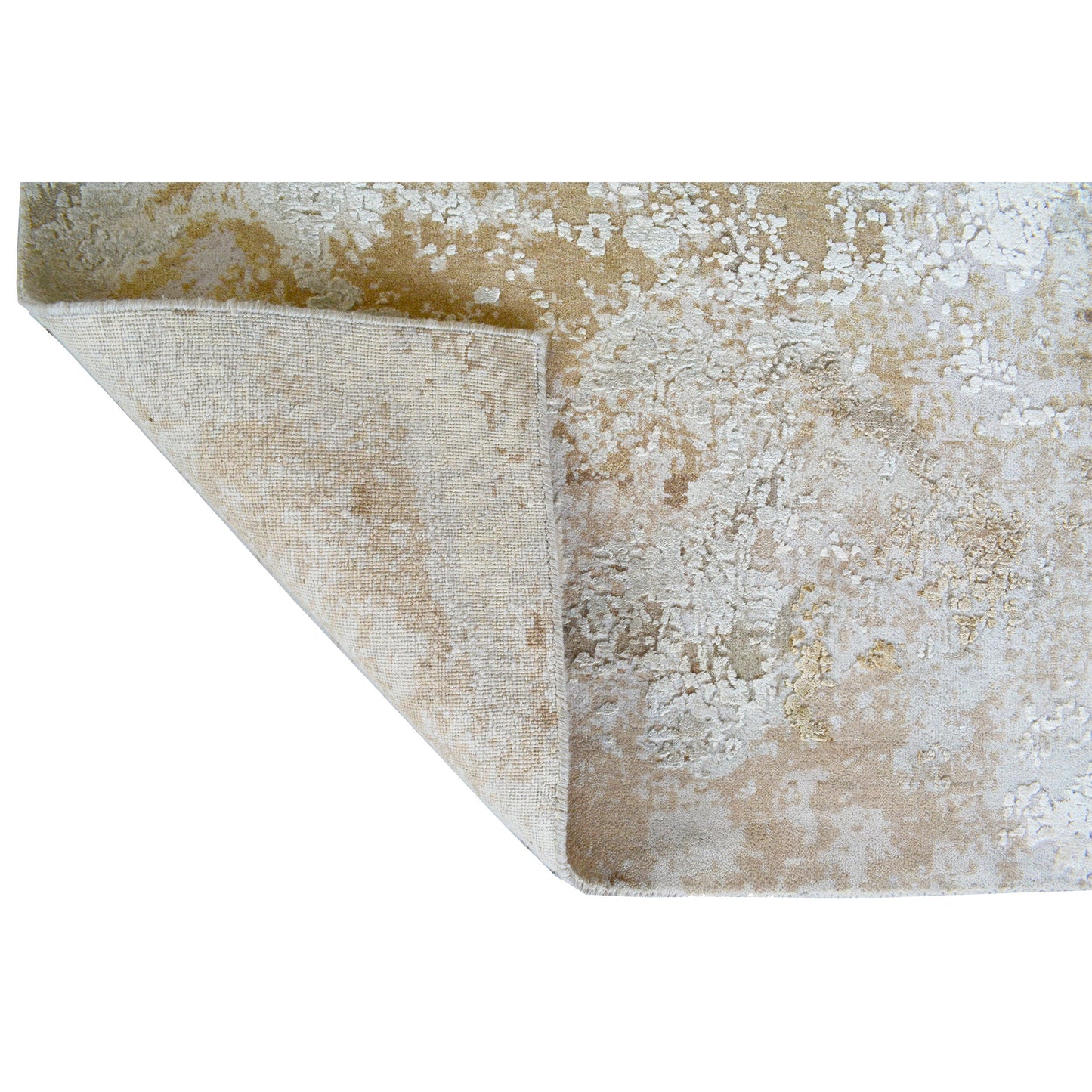 CANVAS ART W/ SILK C9701 BEIGE / BROWN