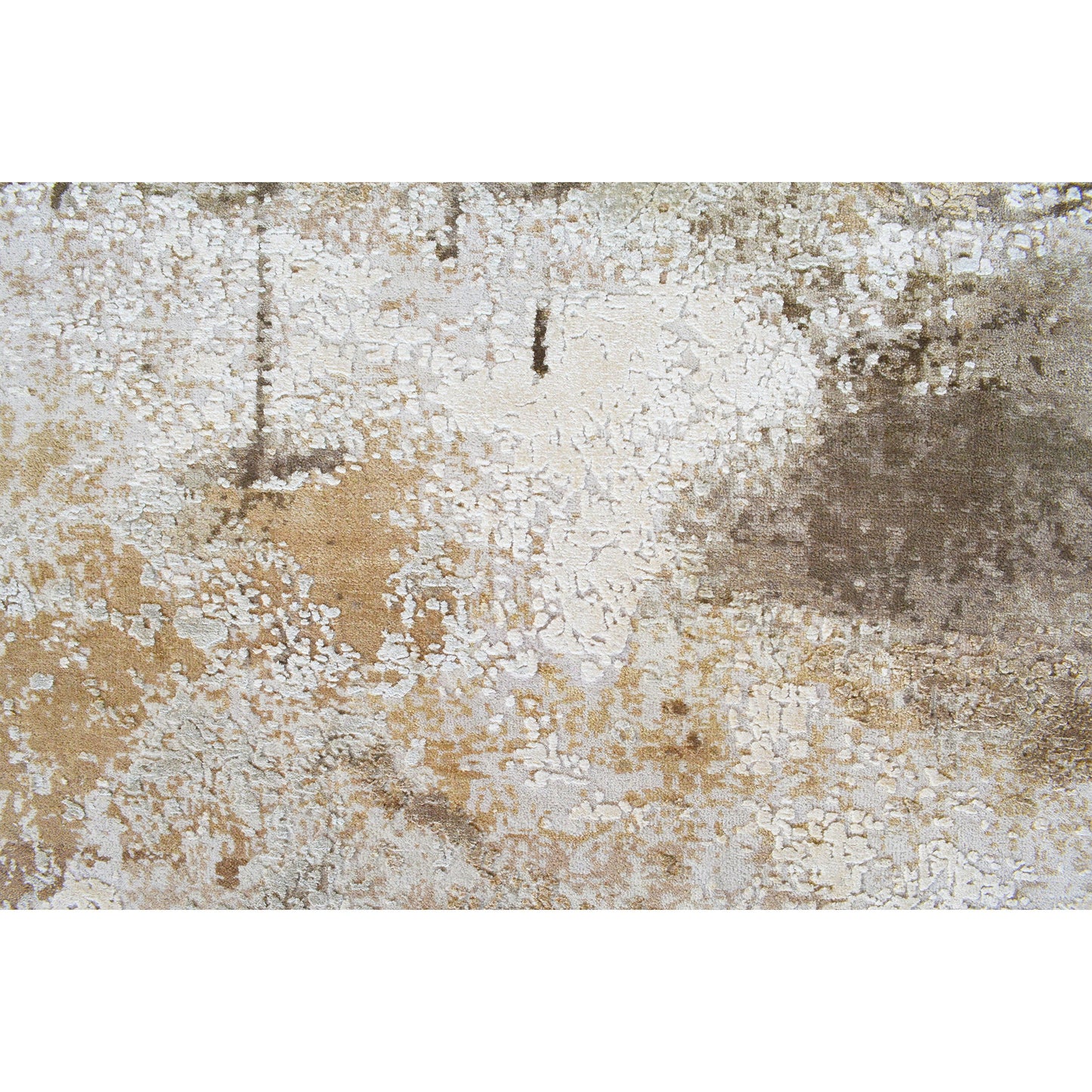 CANVAS ART W/ SILK C9701 BEIGE / BROWN