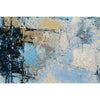 CANVAS ART W/ SILK CH200 BLUE / GREY