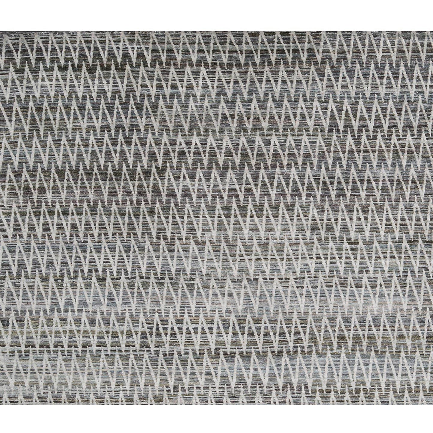 CANVAS ART W/ SILK JI162 GREY / SILVER