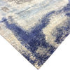 CANVAS ART W/ SILK JOR81 GREY / BLUE