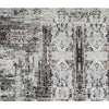 CANVAS ART W/ SILK MIT24 GREY / LIGHT BLUE