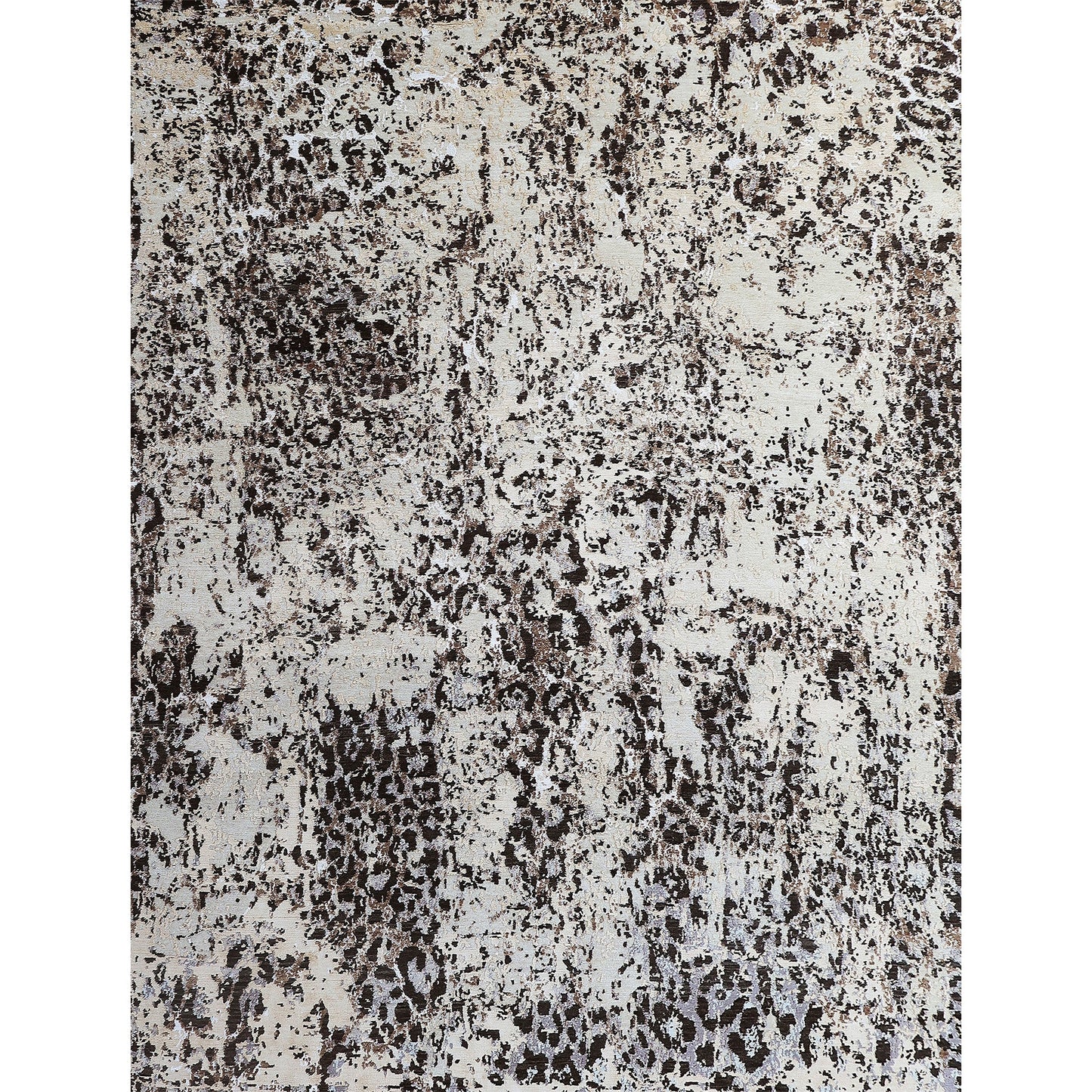 CANVAS ART W/ SILK OC201 BEIGE / CHARCOAL