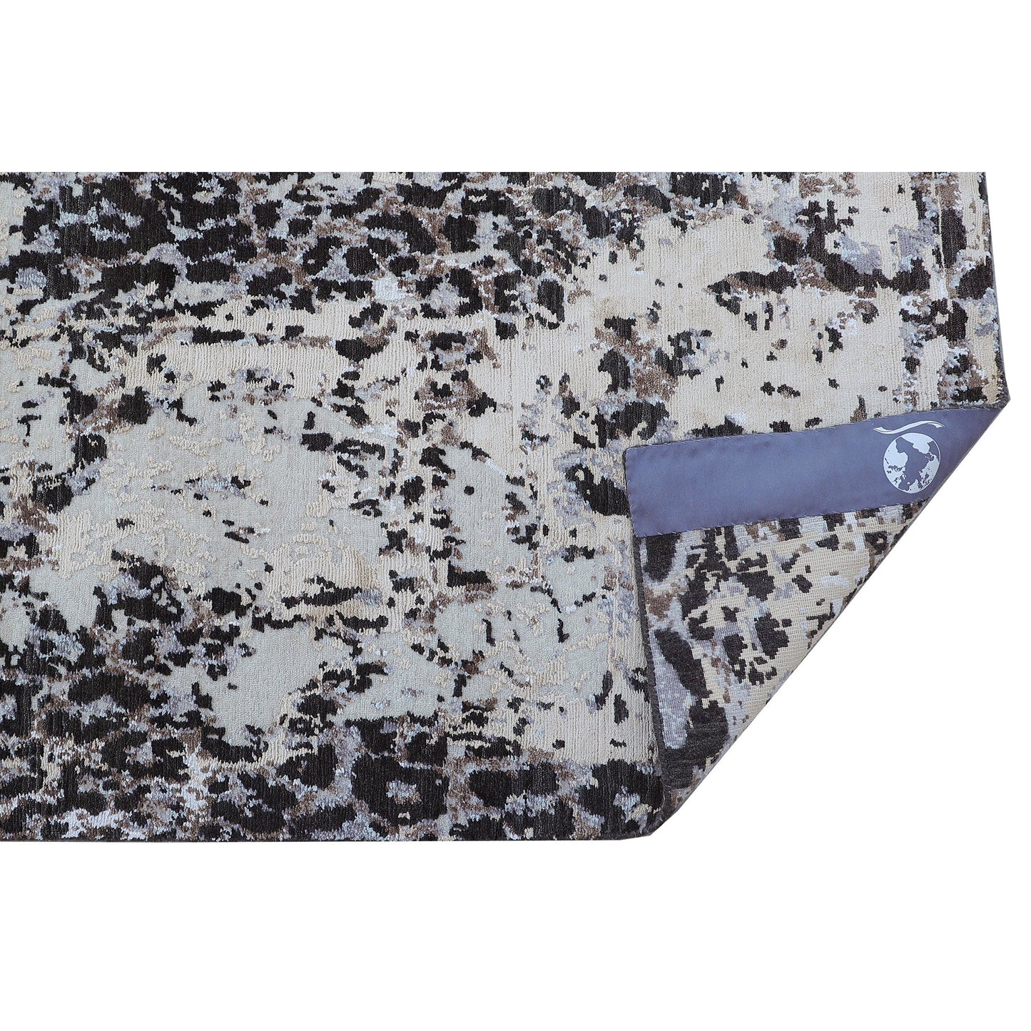 CANVAS ART W/ SILK OC201 BEIGE / CHARCOAL