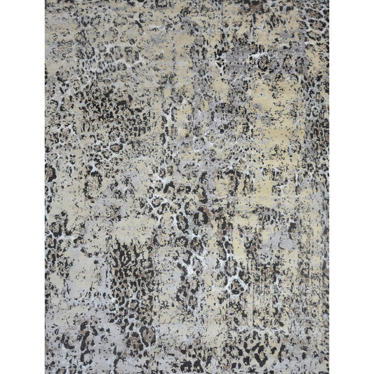 CANVAS ART W/ SILK OC201 BEIGE / LIGHT BLUE