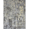 CANVAS ART W/ SILK OC201 BEIGE / LIGHT BLUE