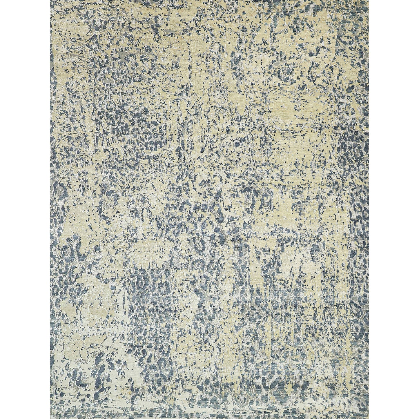 CANVAS ART W/ SILK OC201 IVORY / GREY