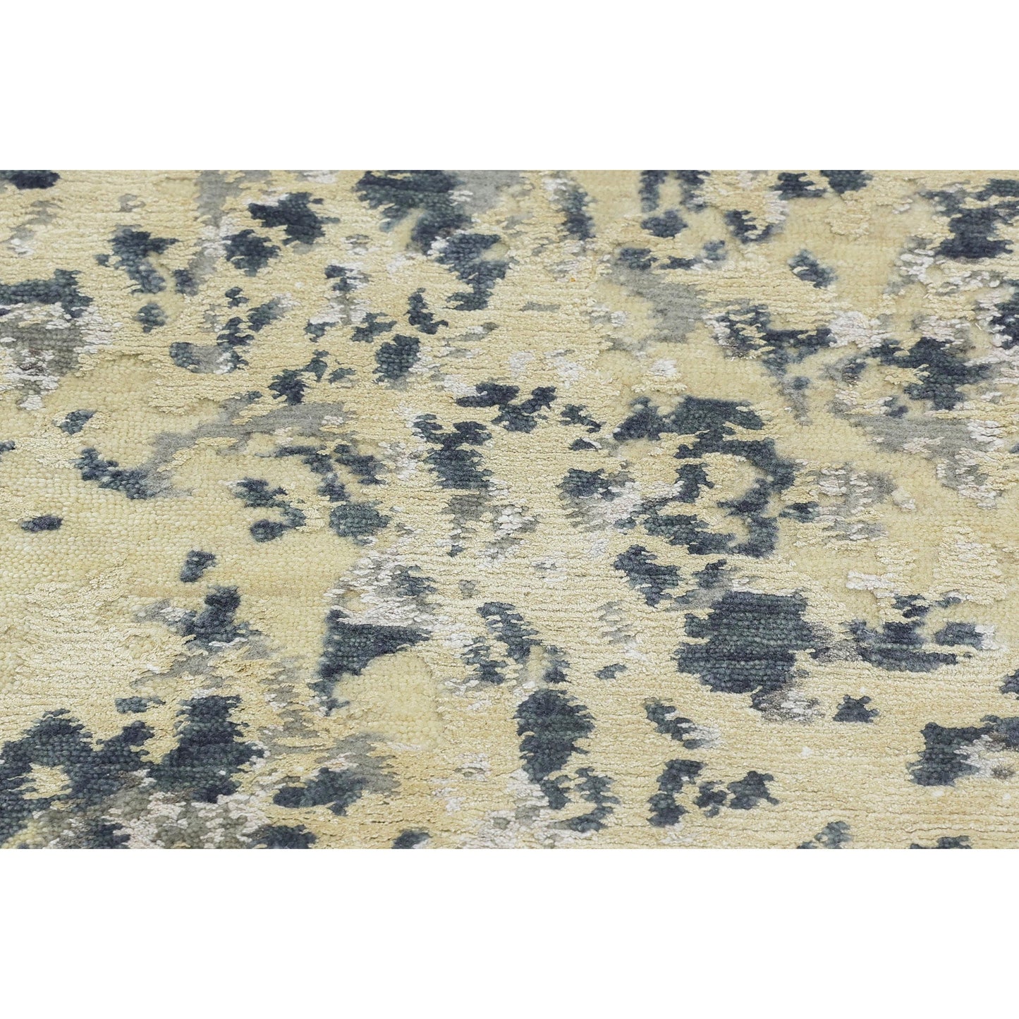 CANVAS ART W/ SILK OC201 IVORY / GREY