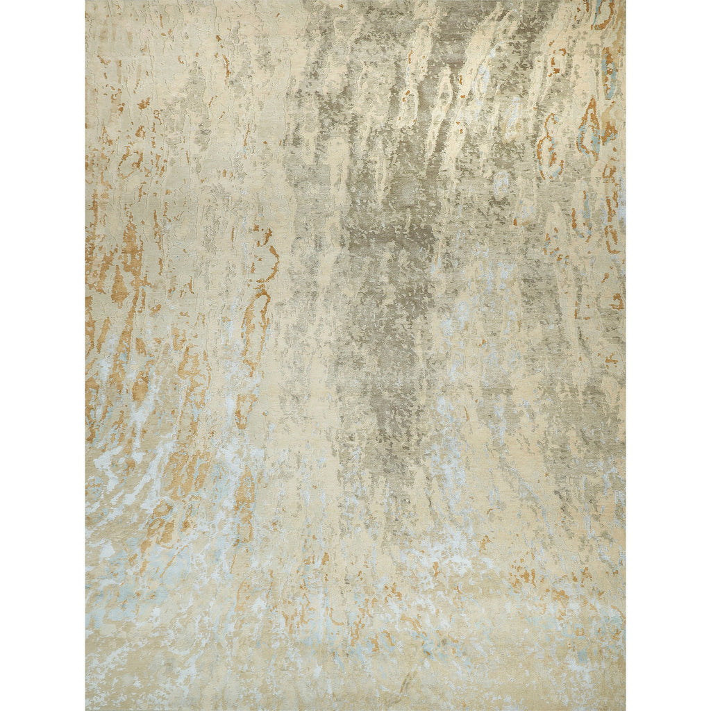 CANVAS ART W/ SILK OC202 BEIGE / BROWN