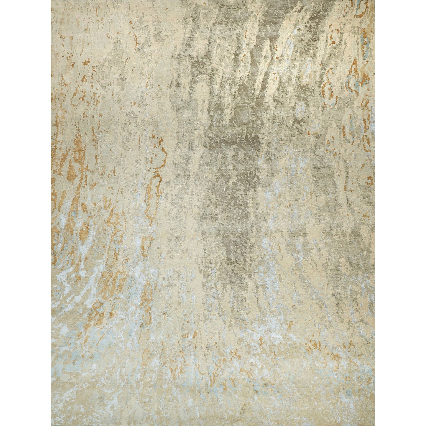 CANVAS ART W/ SILK OC202 BEIGE / BROWN
