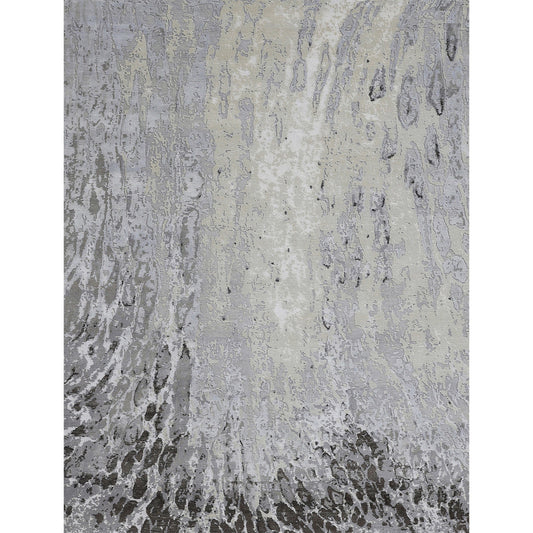 CANVAS ART W/ SILK OC202 IVORY / GREY