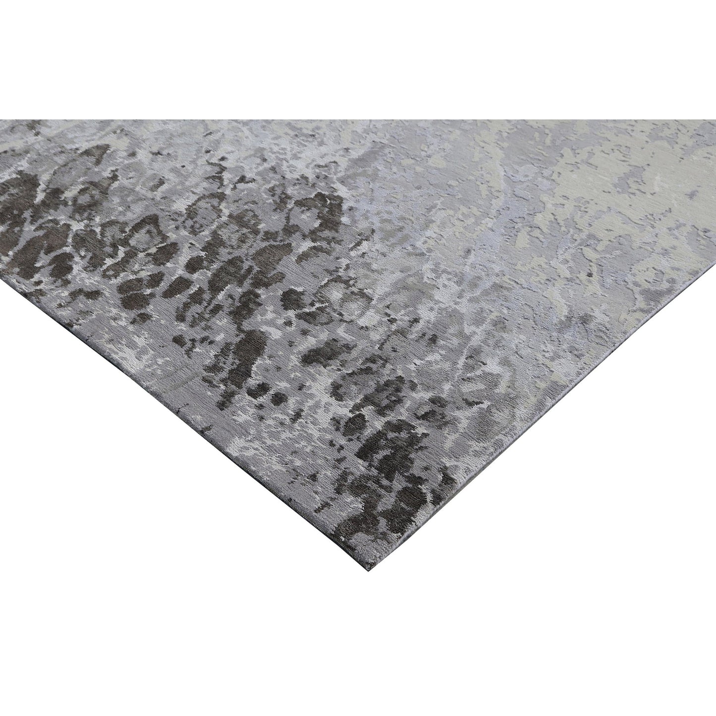 CANVAS ART W/ SILK OC202 IVORY / GREY