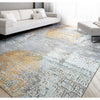 CANVAS ART W/ SILK RV903 COPPER / BROWN