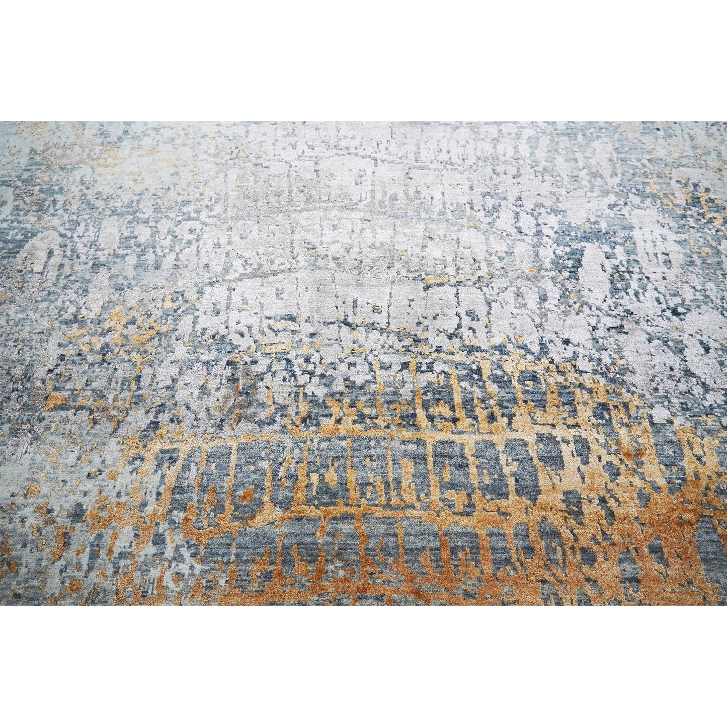 CANVAS ART W/ SILK RV903 COPPER / BROWN