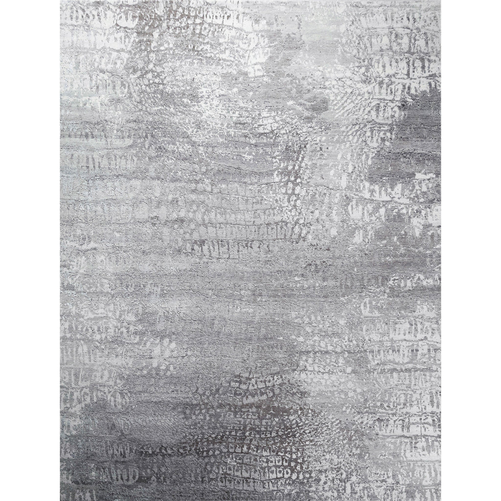 CANVAS ART W/ SILK RV903 SILVER / GREY