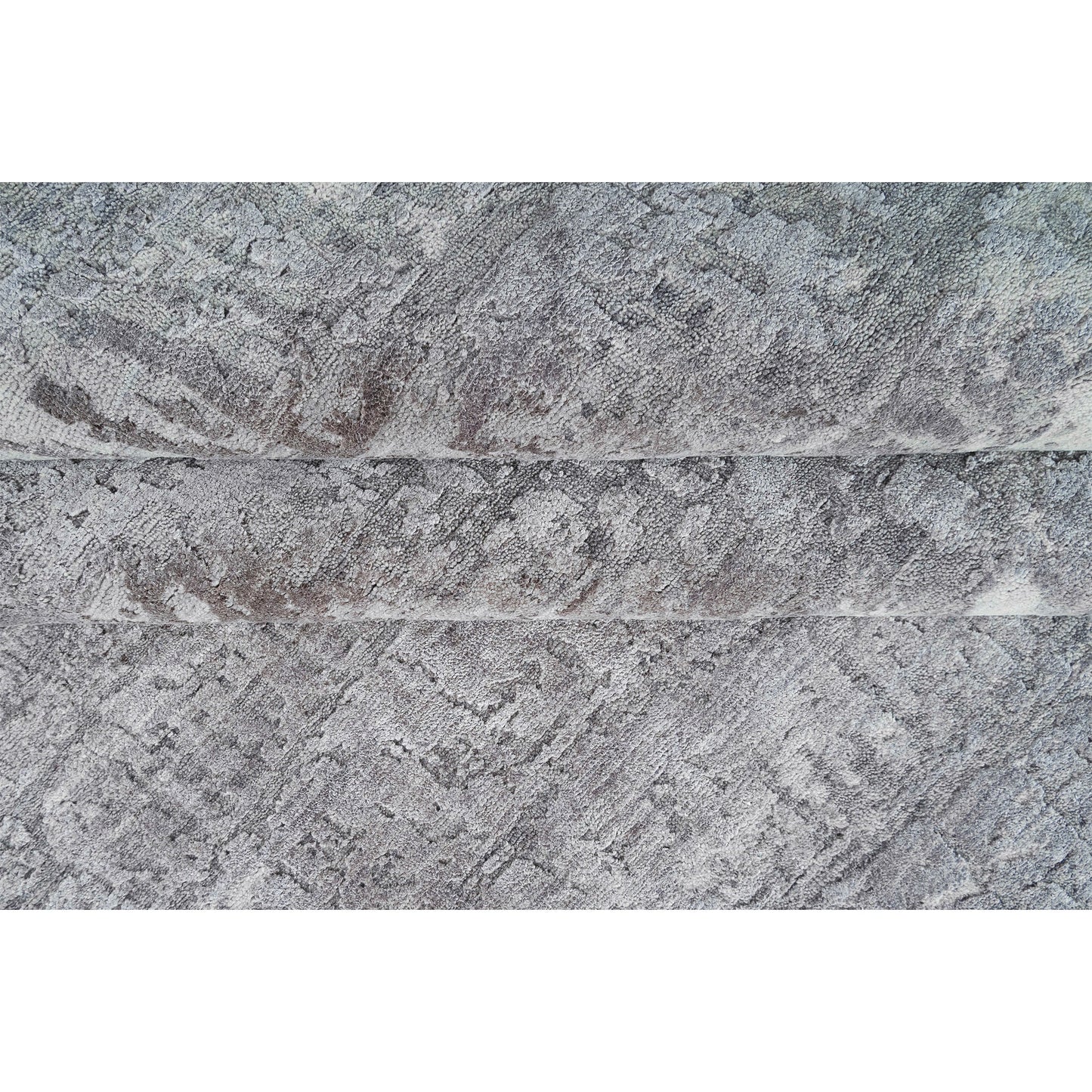 CANVAS ART W/ SILK RV903 SILVER / GREY