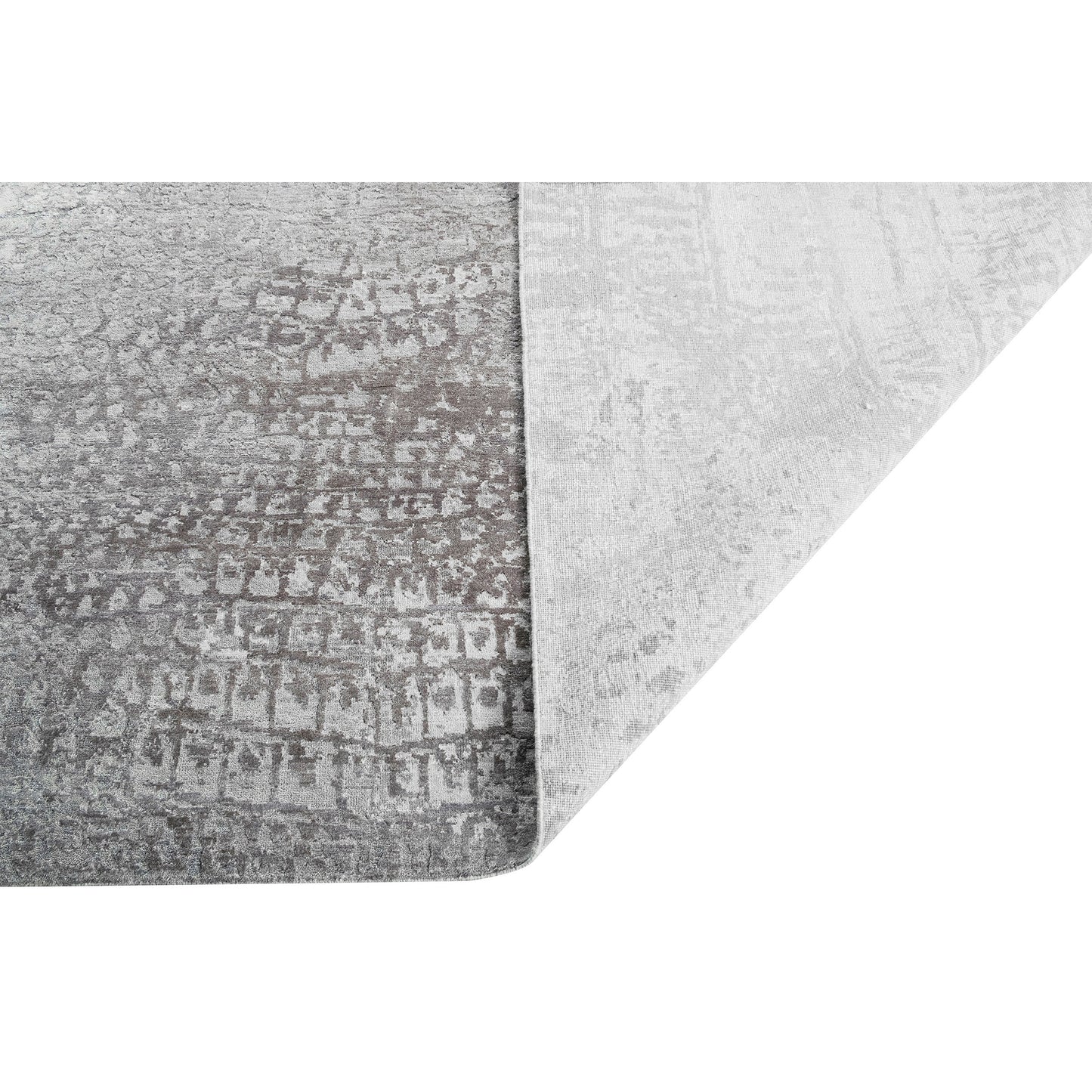 CANVAS ART W/ SILK RV903 SILVER / GREY