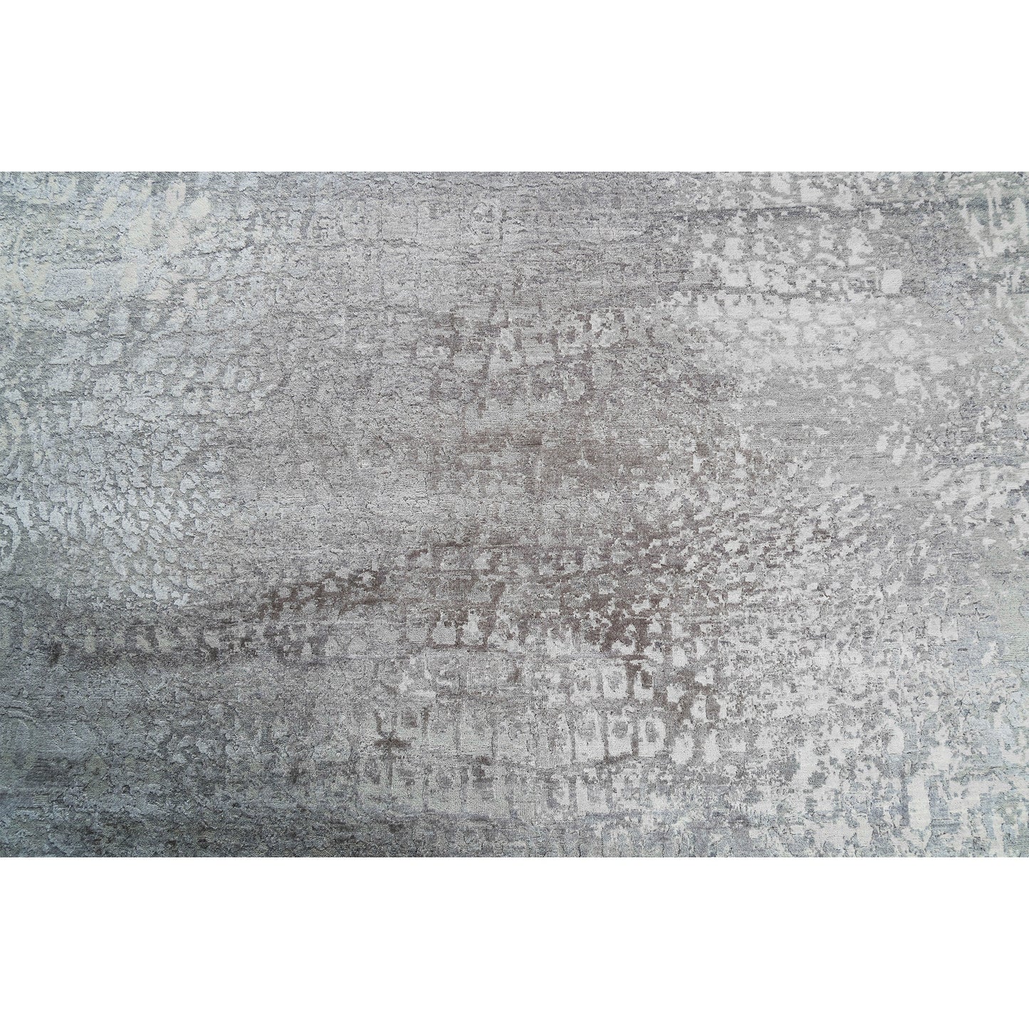 CANVAS ART W/ SILK RV903 SILVER / GREY