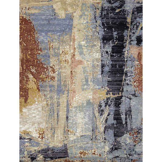 CANVAS ART CR803 BLUE / RUST