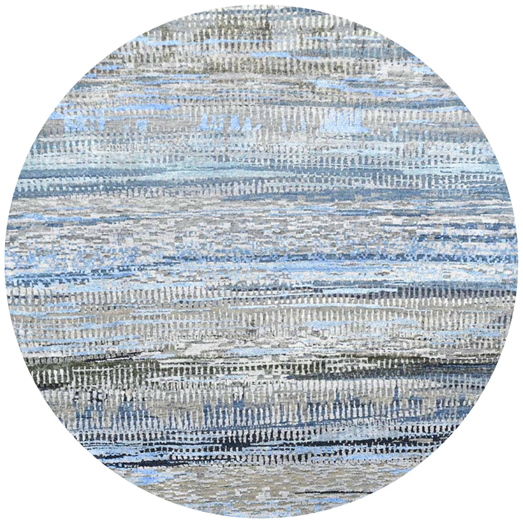 CANVAS ART J1033 SILVER / LIGHT BLUE
