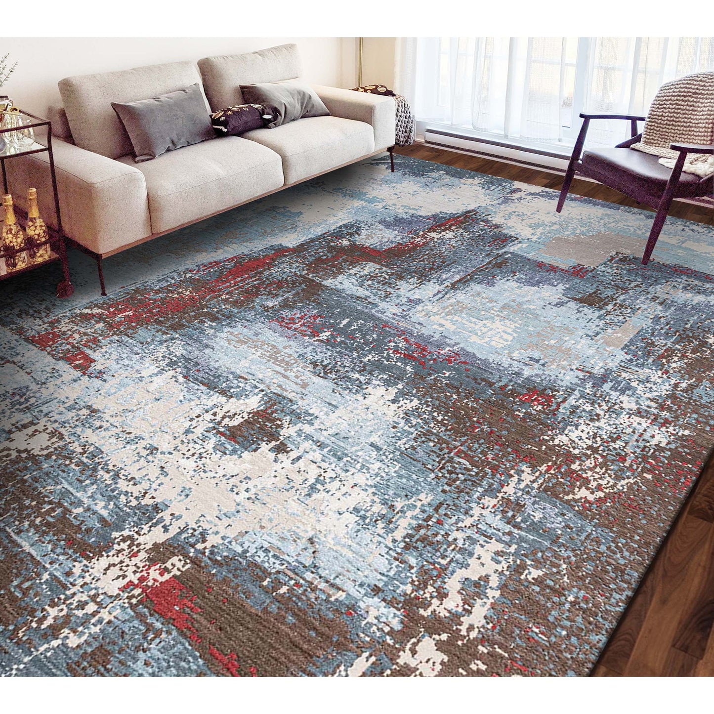 CANVAS ART J1107 GREY / BROWN