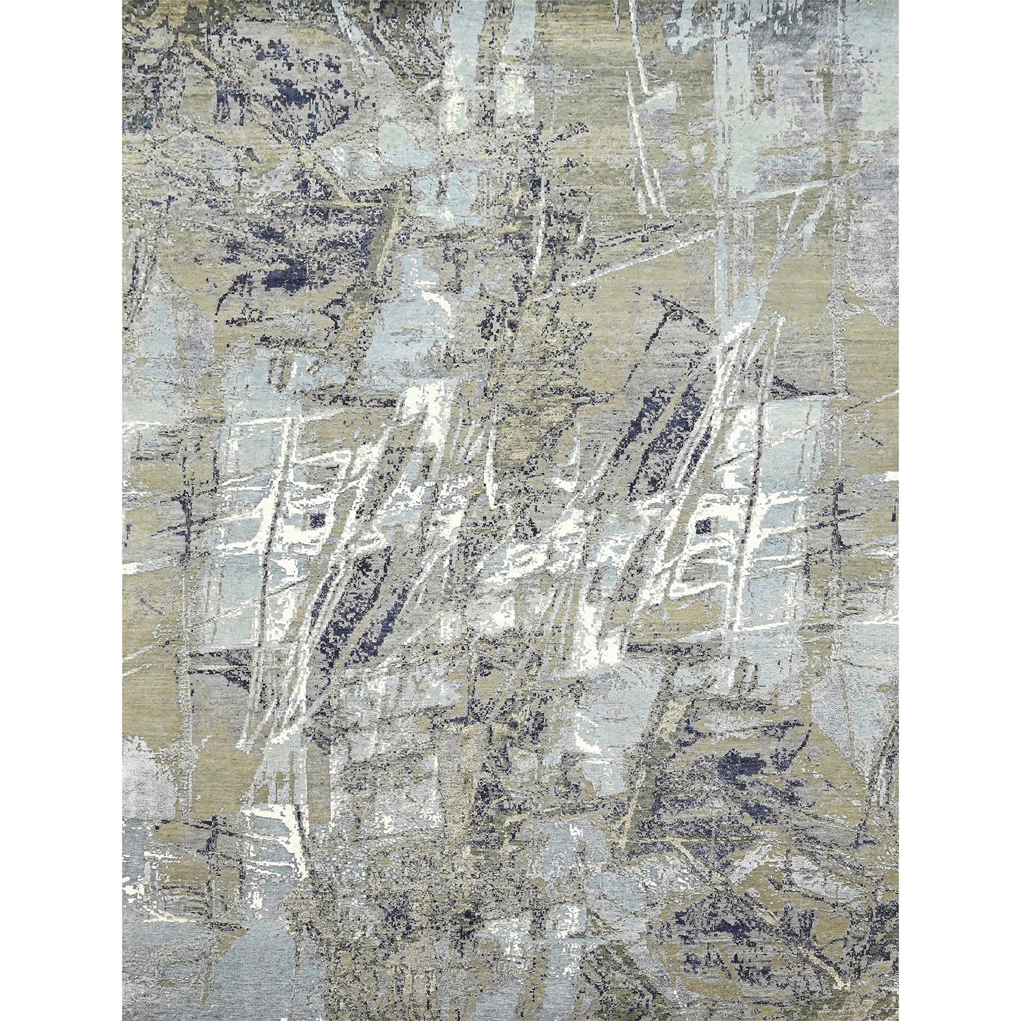 CANVAS ART J1159 GREY / LIGHT BLUE