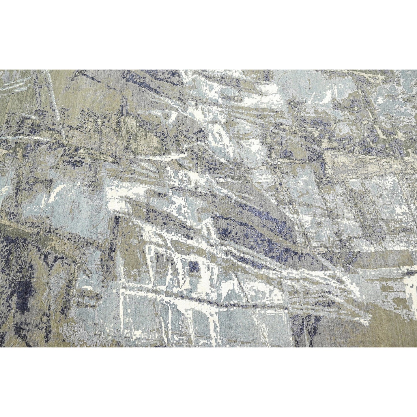 CANVAS ART J1159 GREY / LIGHT BLUE