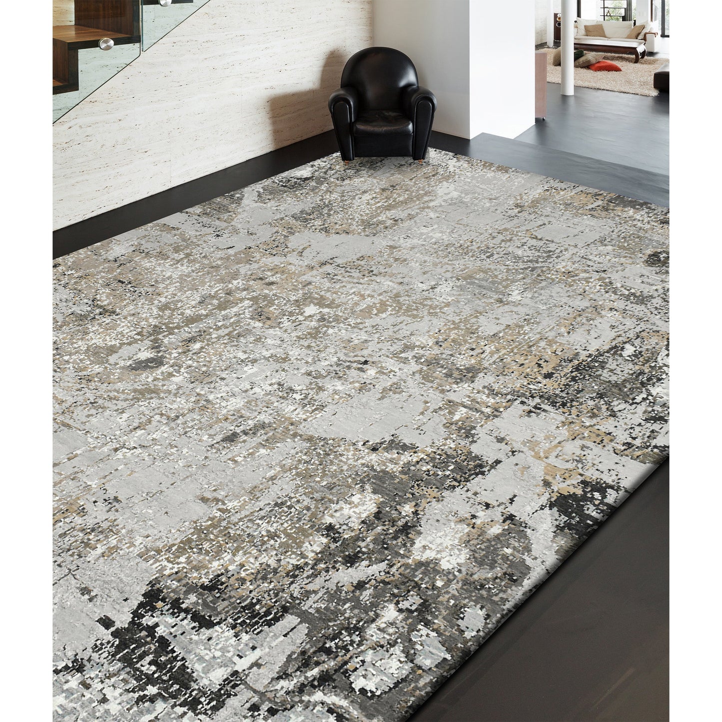 CANVAS ART J1159 SILVER / GREY