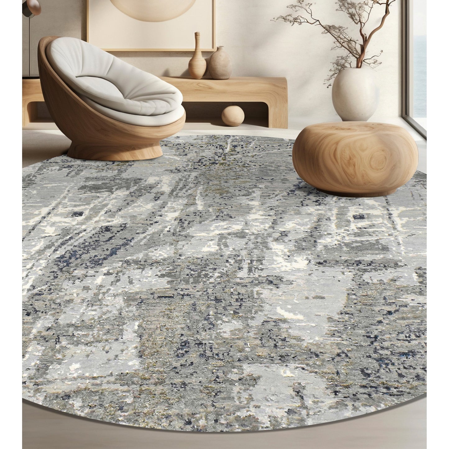 CANVAS ART J1159 SILVER / GREY