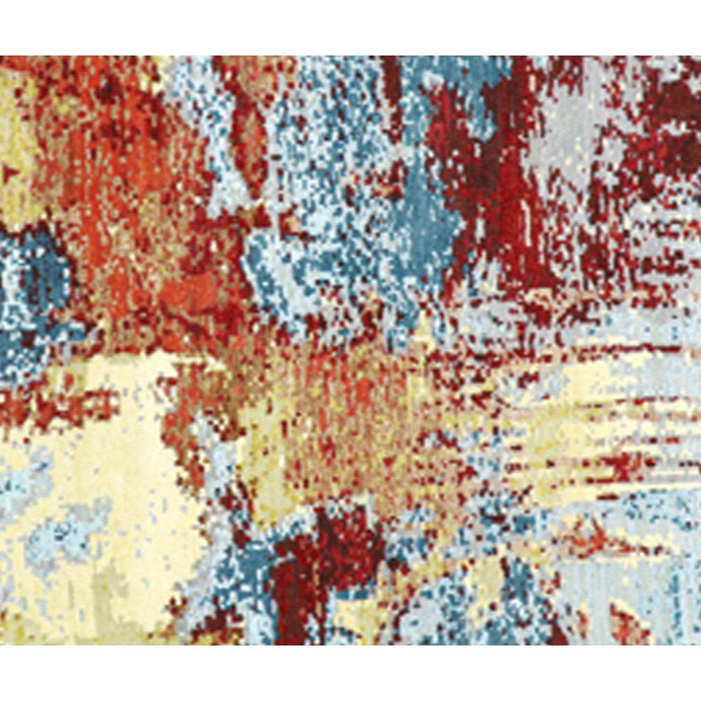 CANVAS ART J1169 BLUE / RED