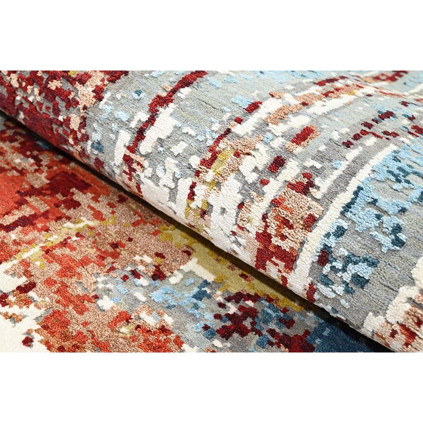 CANVAS ART J1169 SILVER / RUST