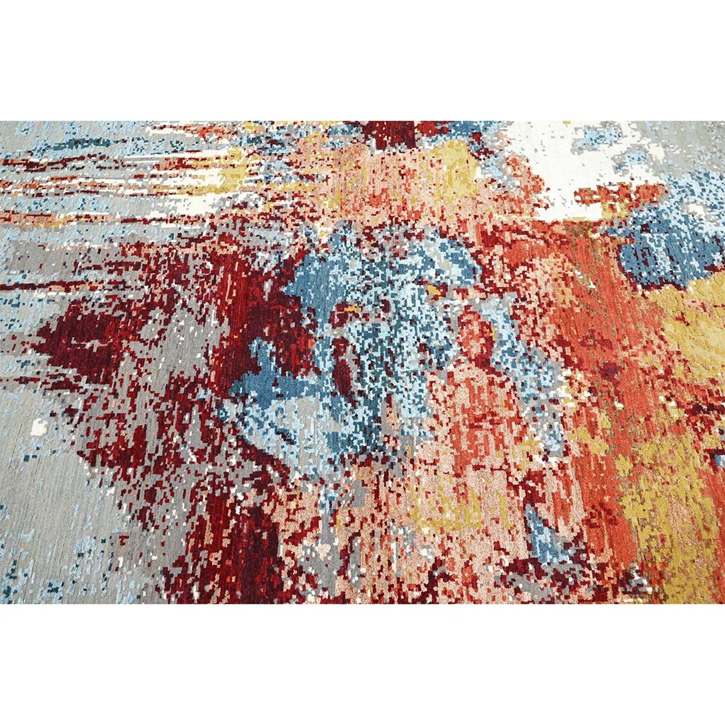 CANVAS ART J1169 SILVER / RUST