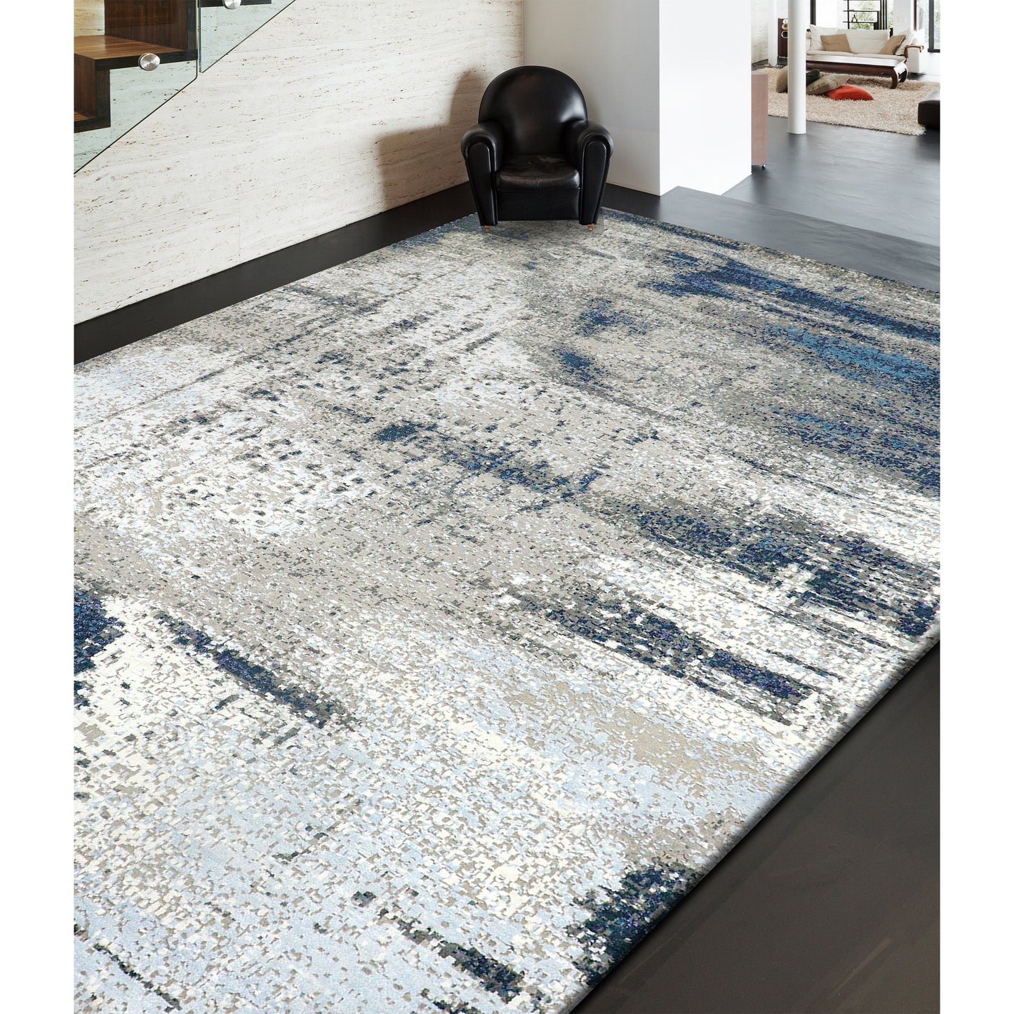 CANVAS ART J1170 SILVER / BLUE