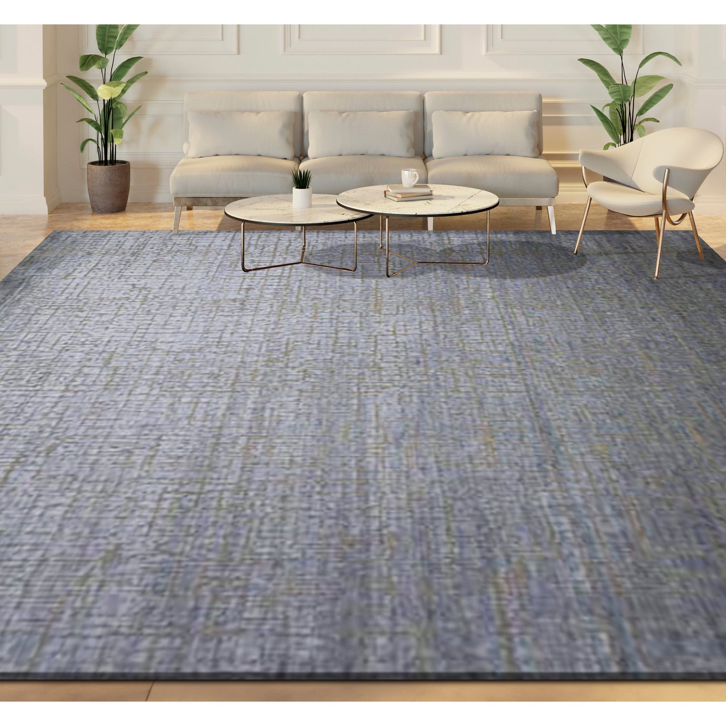 CANVAS ART KA417 BEIGE / BLUE