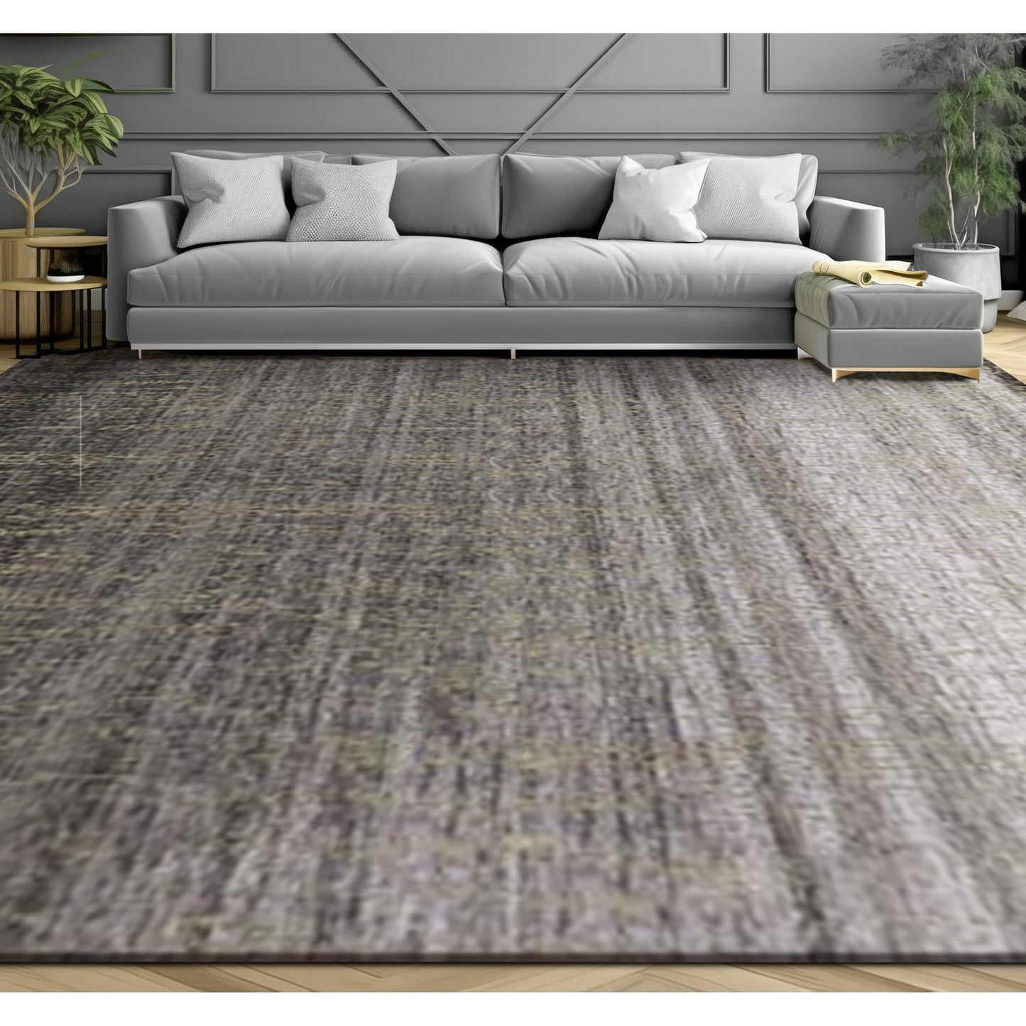 CANVAS ART KA421 BEIGE / SILVER
