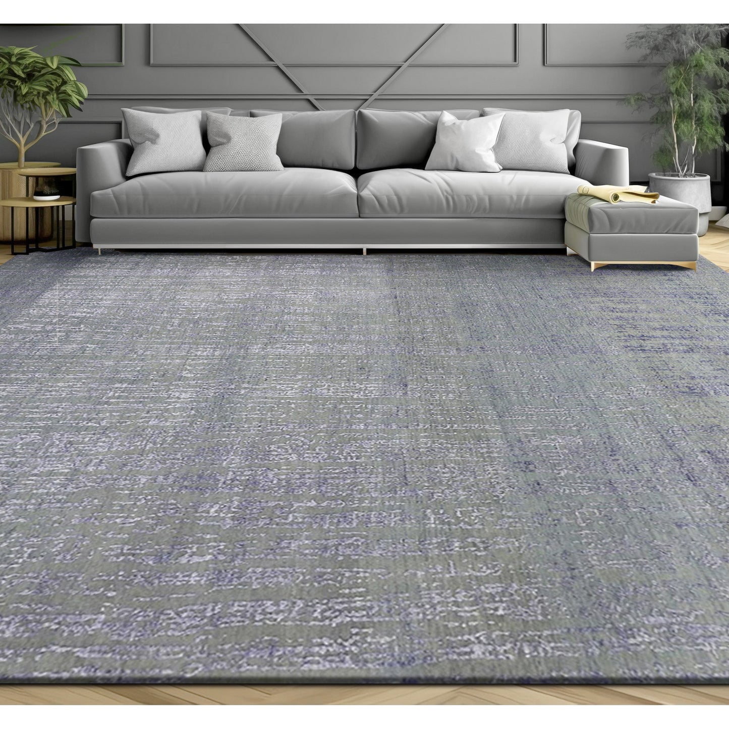 CANVAS ART KA421 GREY / DARK BLUE