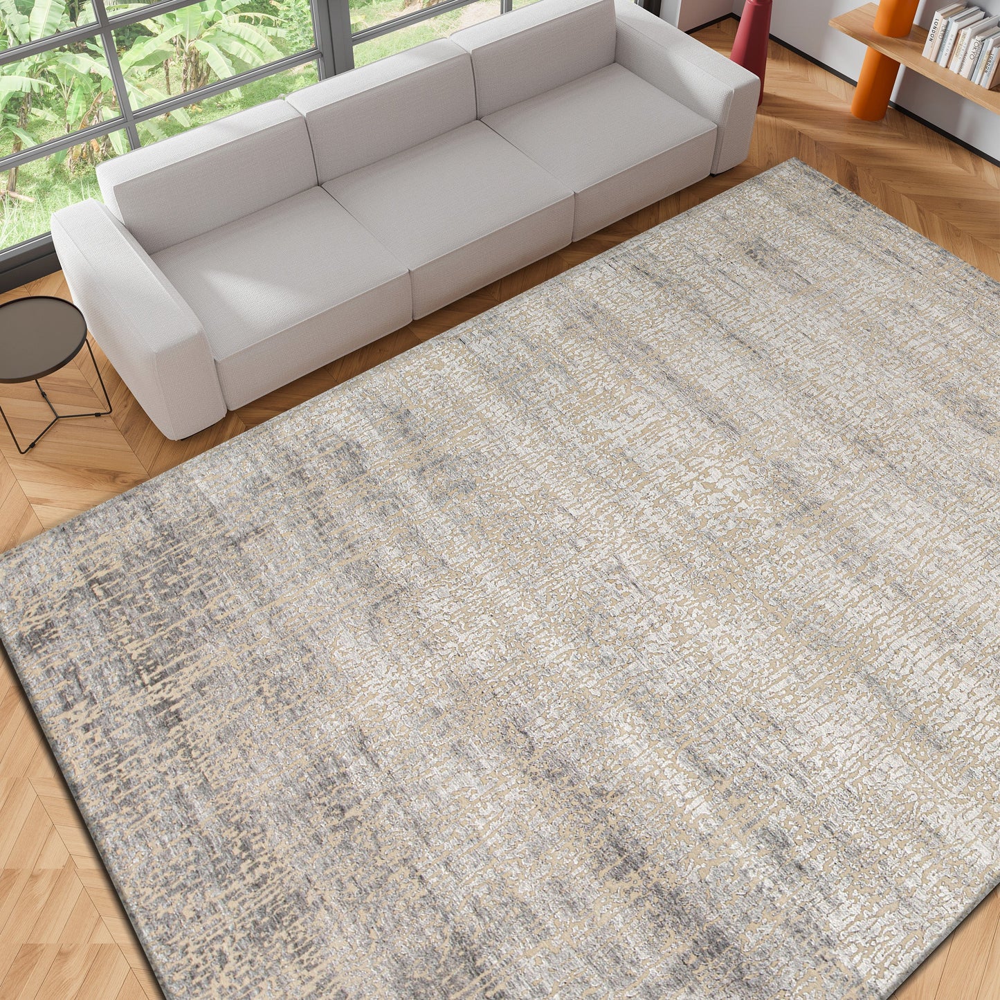 CANVAS ART KA425 GREY / SILVER