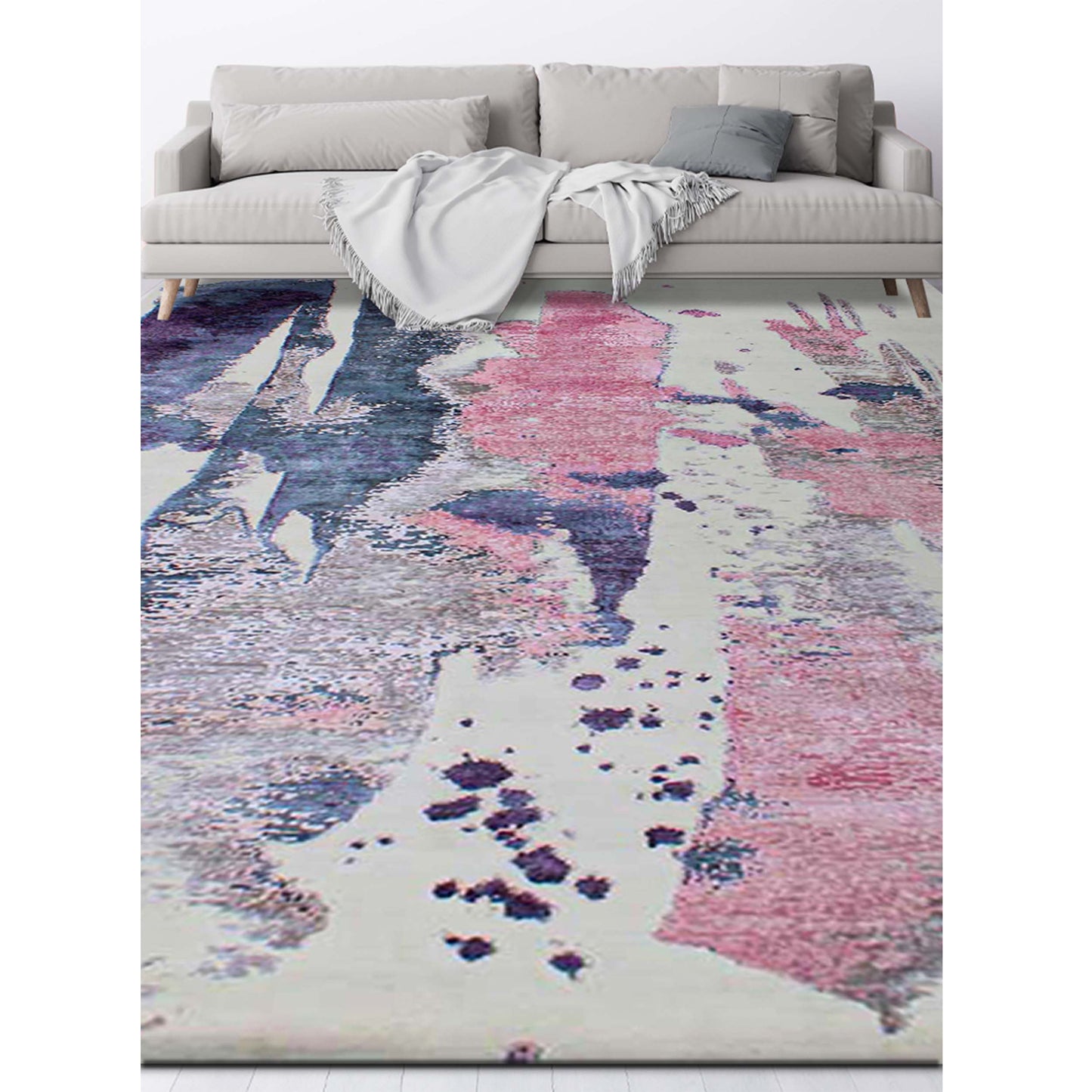 CANVAS ART KS052 BLUE / LIGHT GREY