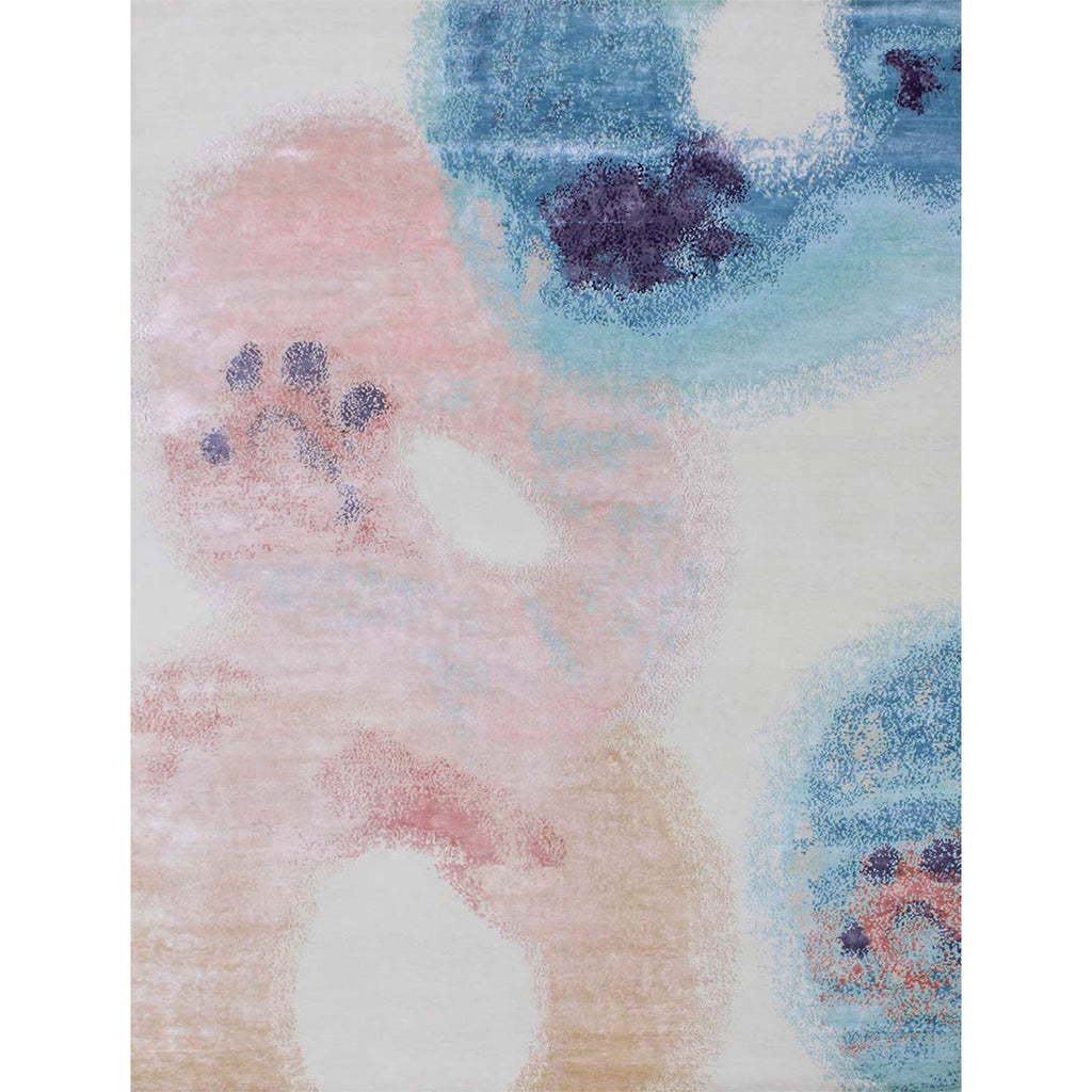 CANVAS ART KS117 IVORY / TURQUOISE