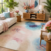 CANVAS ART KS122 IVORY / TURQUOISE