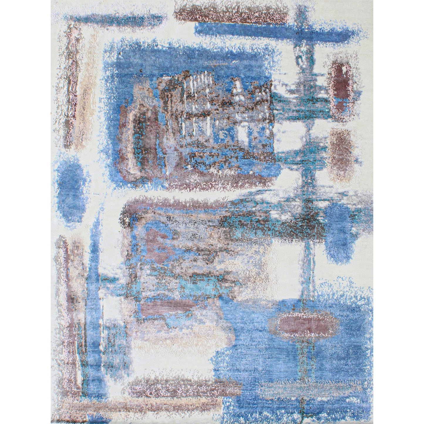 CANVAS ART KS145 IVORY / LIHGT BLUE
