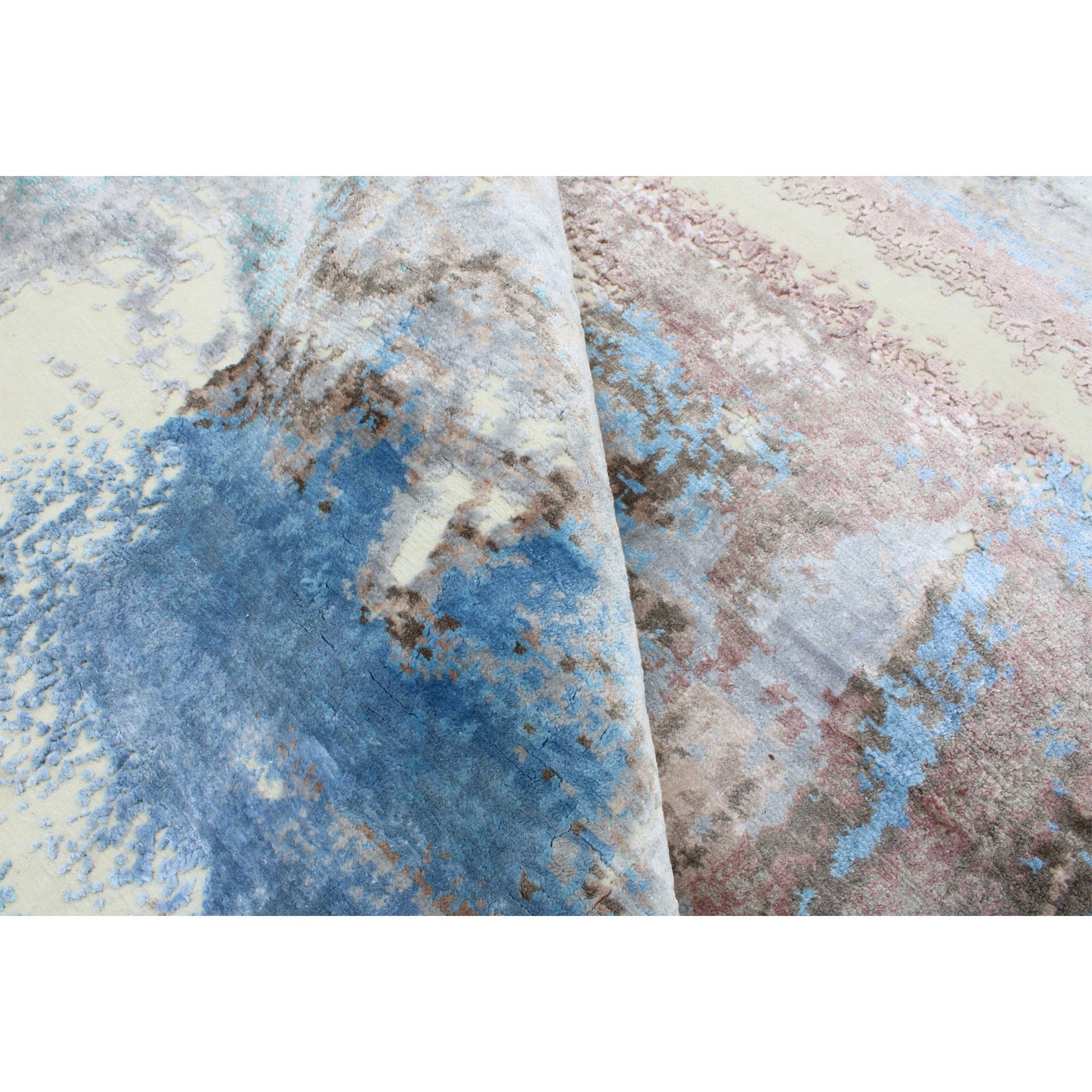 CANVAS ART KS145 IVORY / LIHGT BLUE