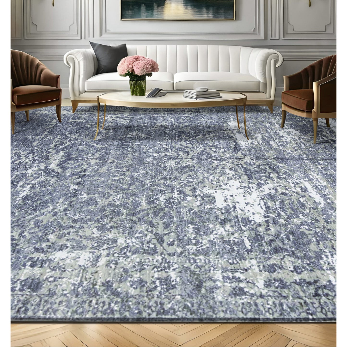 CANVAS ART ND-02 BLUE