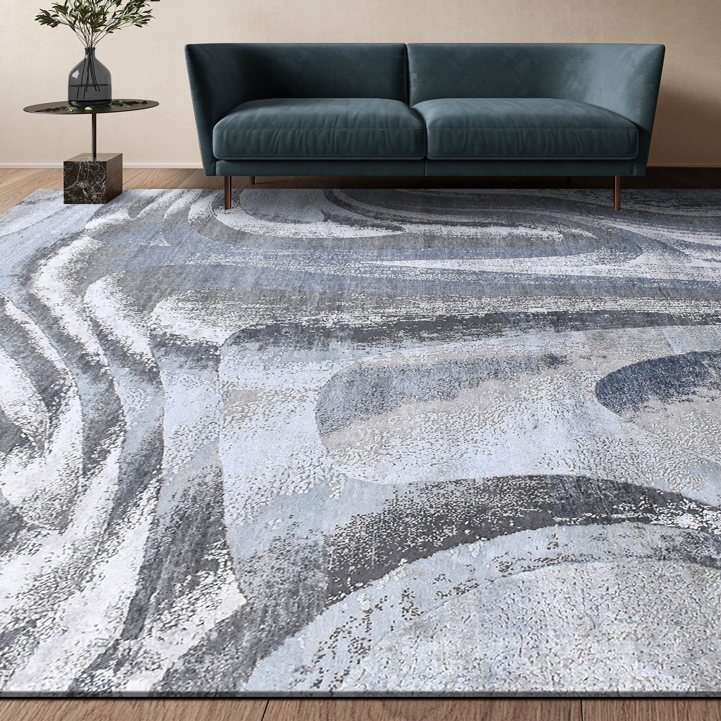 CANVAS ART W/ SILK CLD15 MULTI / MULTI