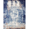 CANVAS ART W/ SILK CR800 BLUE / MULTI