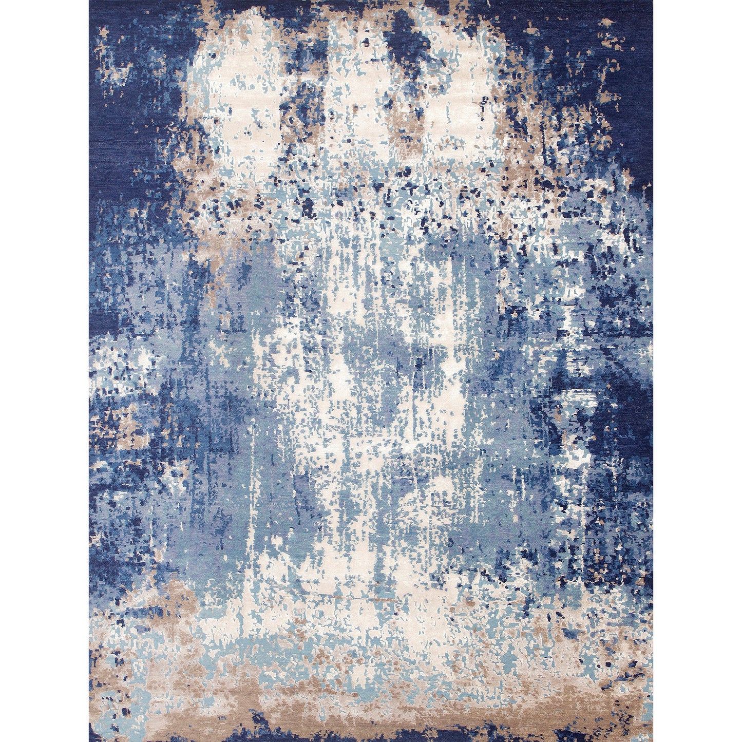 CANVAS ART W/ SILK CR800 BLUE / MULTI